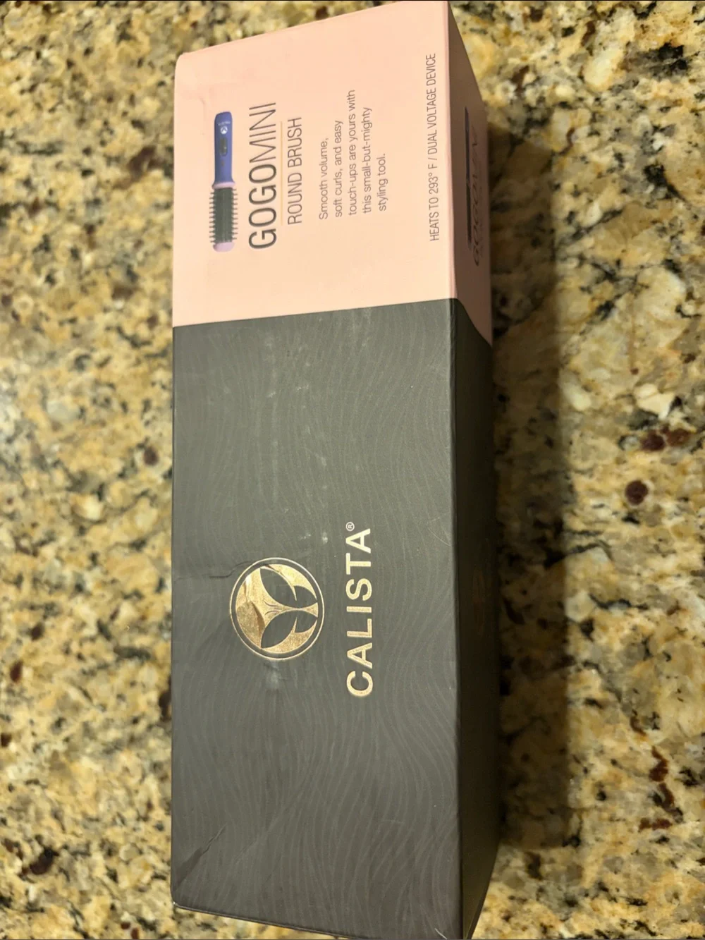 Calista Gogo Mini Round Brush - Pink Travel Styling Brush